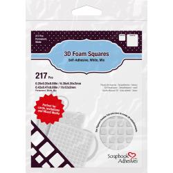 Scrapbook Adhesives 3D Foam Squares Variety Pack 217/Pkg