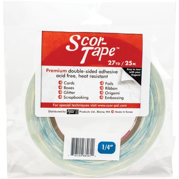 Scor-Tape Double-Sided Adhesive Tape - 1/4"