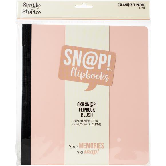 Simple Stories Sn@p! Flipbook 6"X8" - Blush