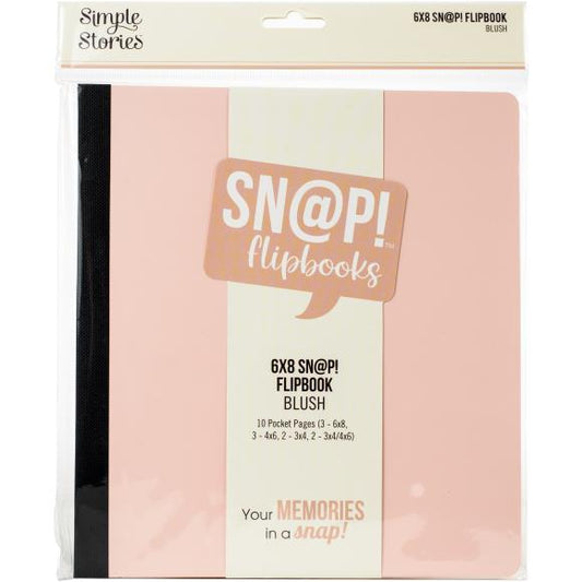 Simple Stories Sn@p! Flipbook 6"X8" - Blush
