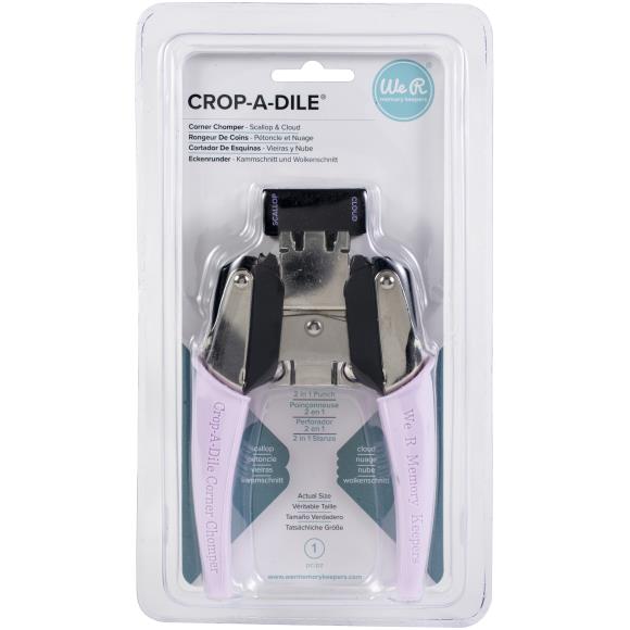 We R Keepers - Crop-A-Dile Retro Corner Chomper Tool - Scallop & Cloud