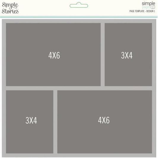 Simple Stories - Simple Pages Page Template - Design 1