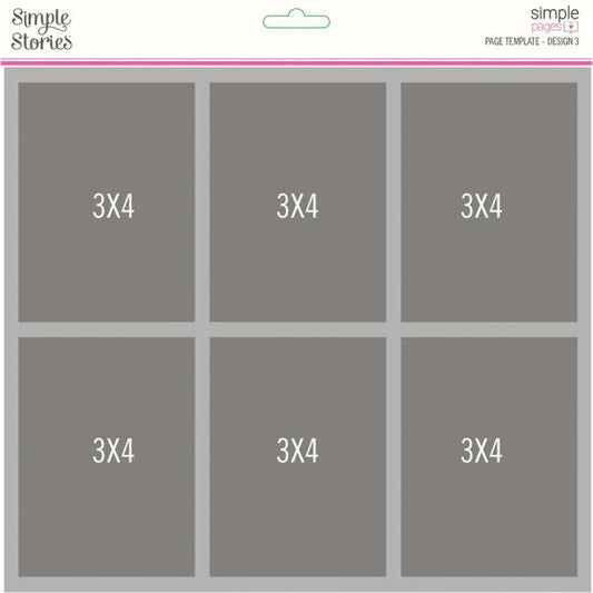 Simple Stories - Simple Pages Page Template - Design 3