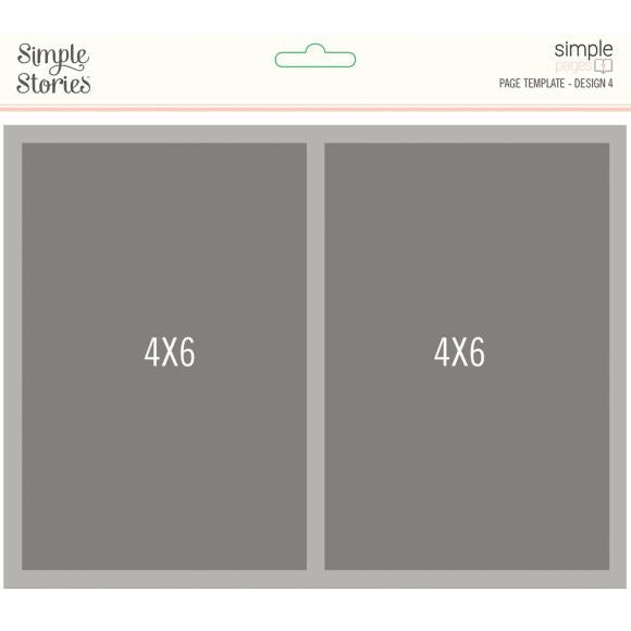 Simple Stories - Simple Pages Page Template - Design 4