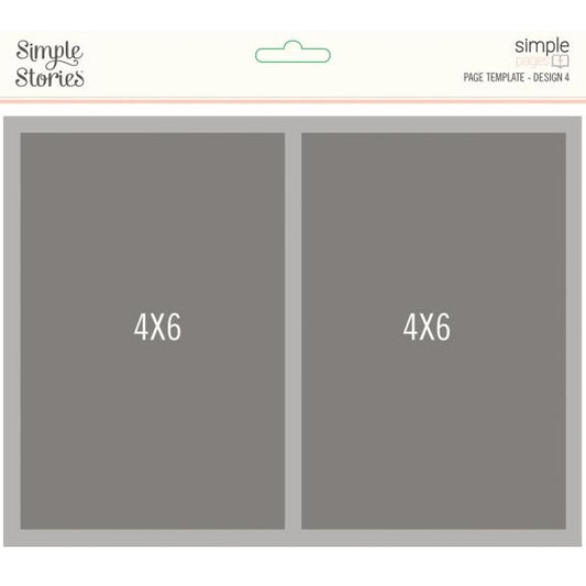Simple Stories - Simple Pages Page Template - Design 4