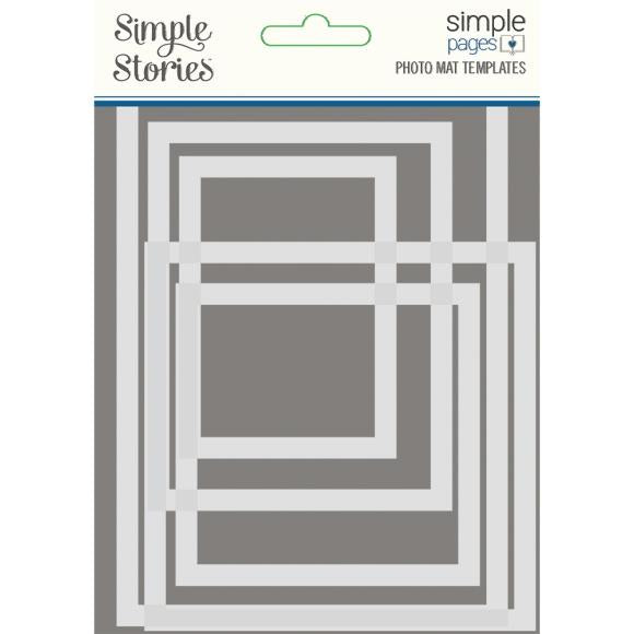 Simple Stories - Simple Pages Page Template - Photo Mat Templates