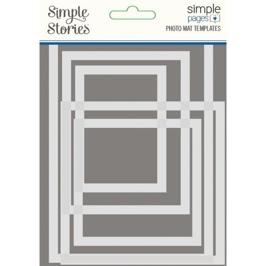 Simple Stories - Simple Pages Page Template - Photo Mat Templates