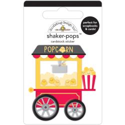 Doodlebug Shaker-Pops 3D Stickers - What's Poppin'