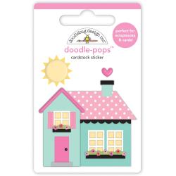 Doodlebug Doodle-Pops 3D Stickers - My Happy Place