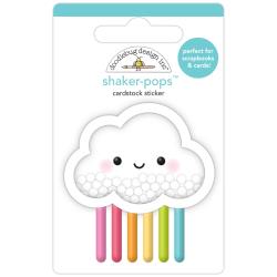 Doodlebug Design - Cardstock Stickers - Shaker-Pops - Over The Rainbow