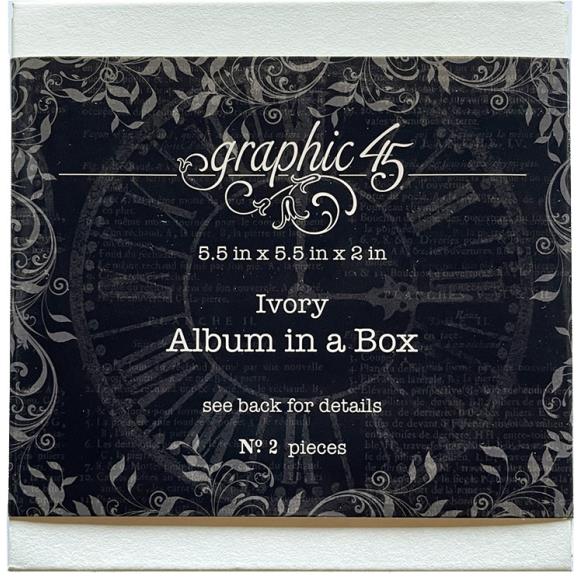 Graphic 45 Album In A Box - Ivory