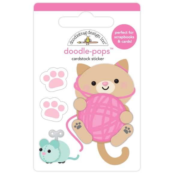 Doodlebug Doodle-Pops 3D Stickers - Playtime