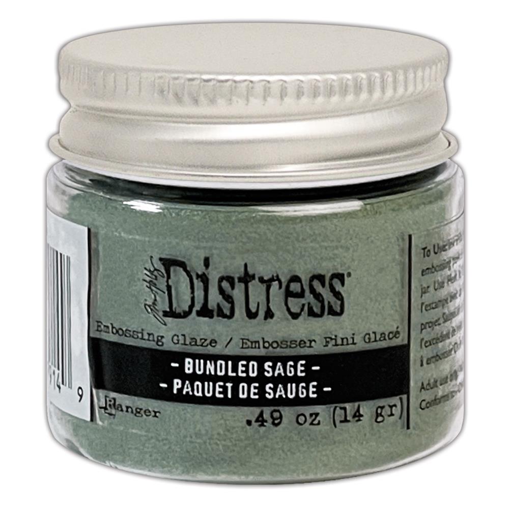 Ranger Ink - Tim Holtz - Distress Embossing Glaze - Bundled Sage