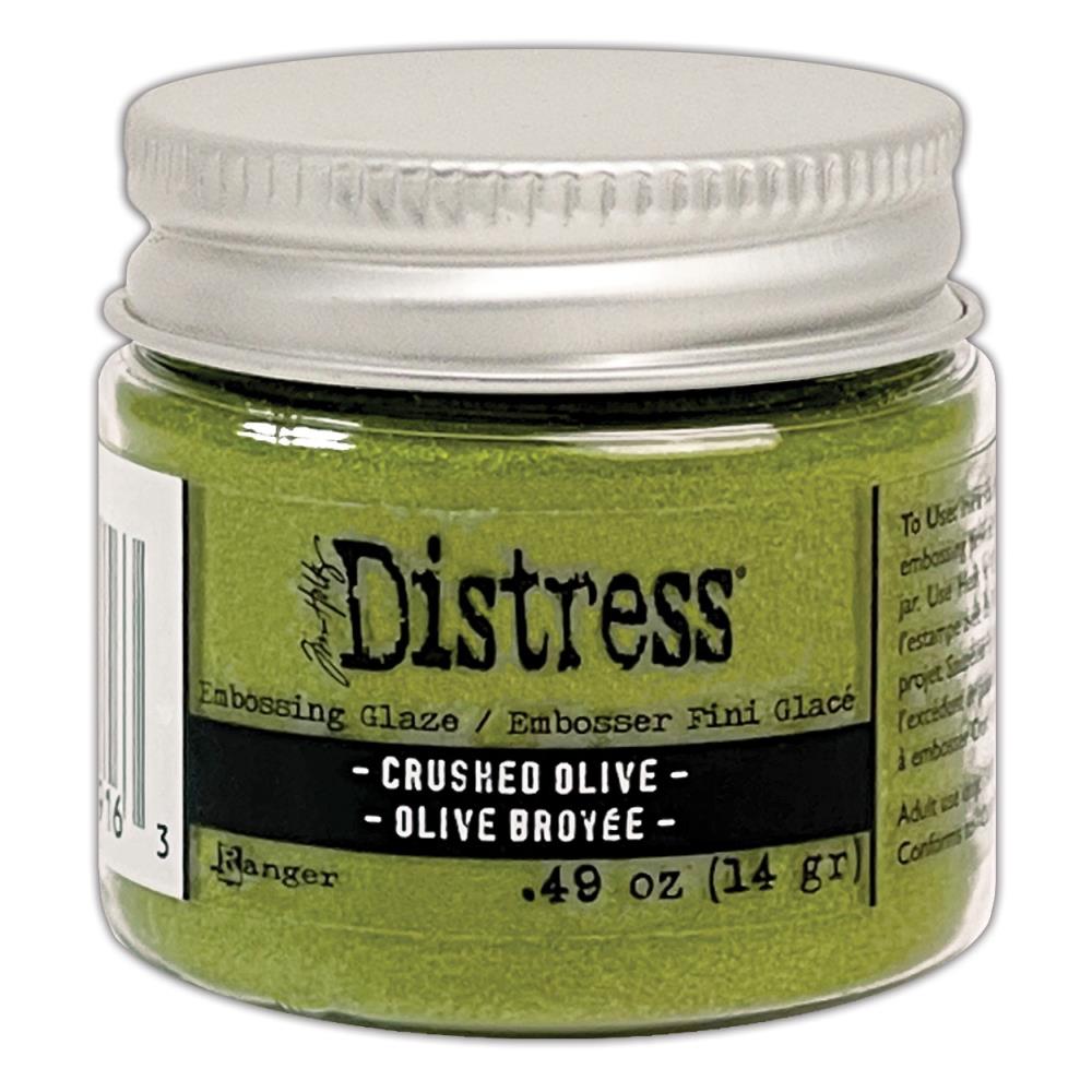 Ranger Ink - Tim Holtz - Distress Embossing Glaze - Crushed Olive