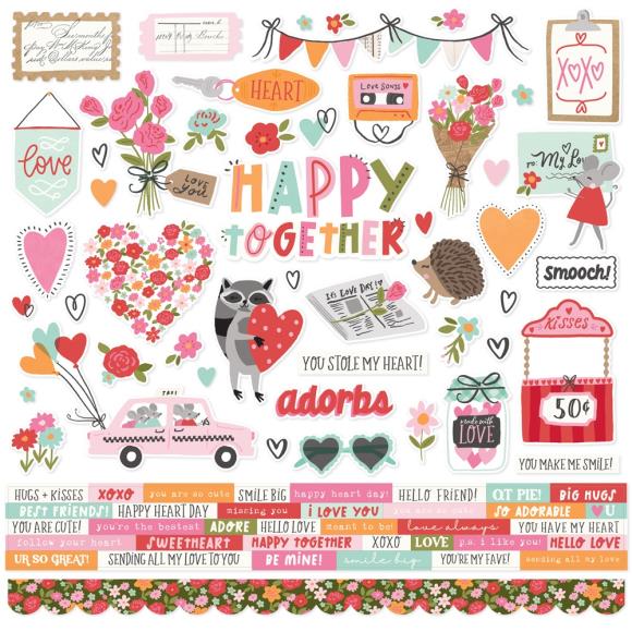 Simple Stories - Heartstrings - Cardstock Stickers