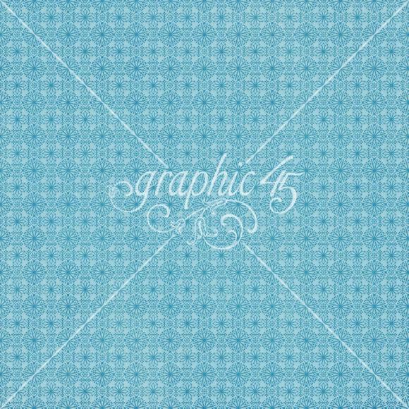 Graphic 45 - Season to Celebrate Collection - 12 x 12 Double-Sided Paper - Winter Floral