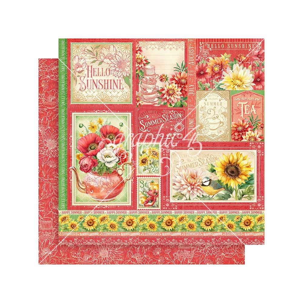 Graphic 45 - Season to Celebrate Collection - 12 x 12 Double-Sided Paper - Summer Cut-Apart