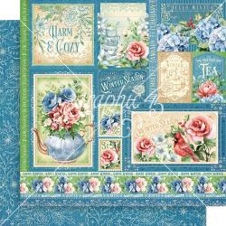 Graphic 45 - Season to Celebrate Collection - 12 x 12 Double-Sided Paper - Winter Cut-Apart