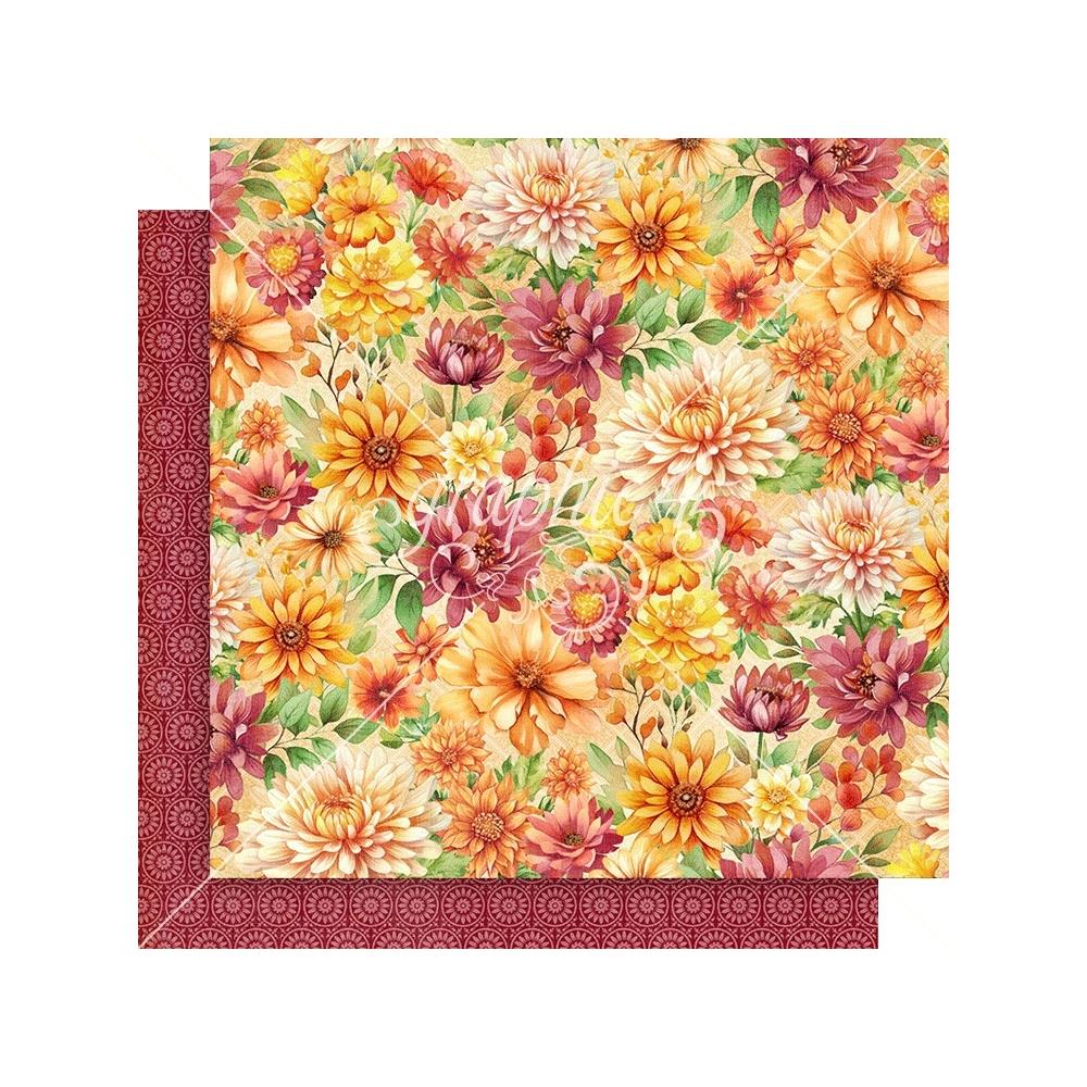 Graphic 45 - Season to Celebrate Collection - 12 x 12 Double-Sided Paper - Autumn Floral