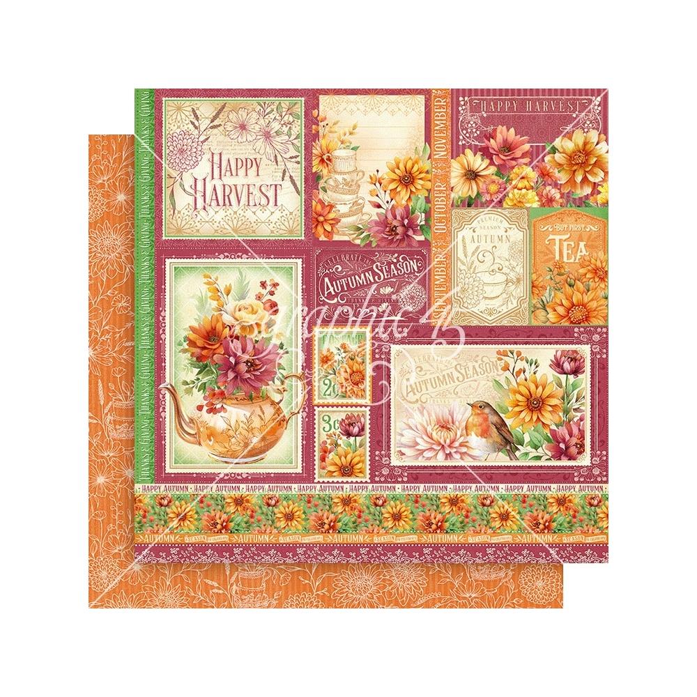 Graphic 45 - Season to Celebrate Collection - 12 x 12 Double-Sided Paper - Autumn Cut Apart