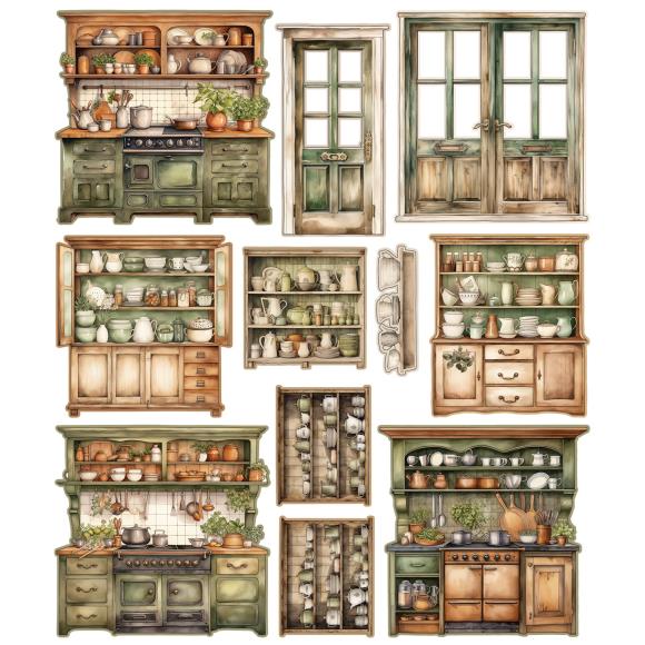 49 And Market Cottagecore Die-Cut Elements
