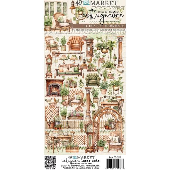 49 and Market - Cottagecore Collection - Laser Cut Elements