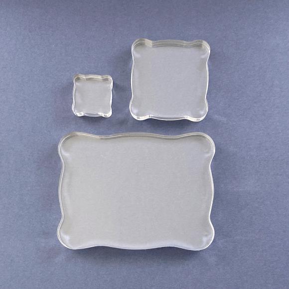 Tonic Studios Acrylic Stamping Blocks - 3-Piece Set