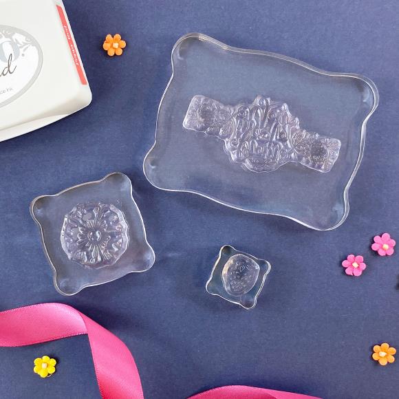 Tonic Studios Acrylic Stamping Blocks - 3-Piece Set