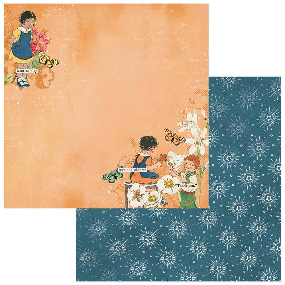 49 and Market - Toddler Time - 12 x 12 Double-Sided Paper - Playtime
