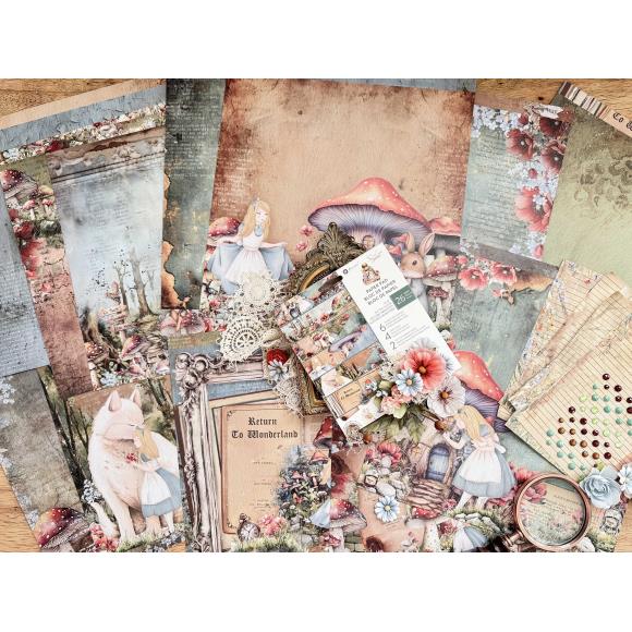 Prima Marketing Double-Sided 12 x 12 Paper Pad - Return to Wonderland
