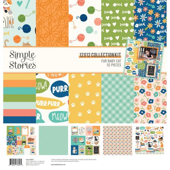Simple Stories - Fur Baby Cat 12 x 12 Collection Kit