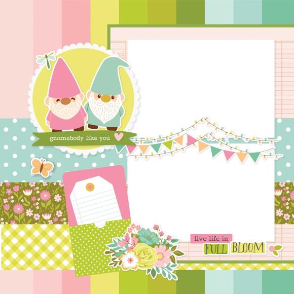 Simple Stories - Simple Pages Page Kit - Tea Garden