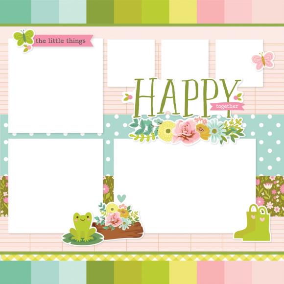 Simple Stories - Simple Pages Page Kit - Tea Garden