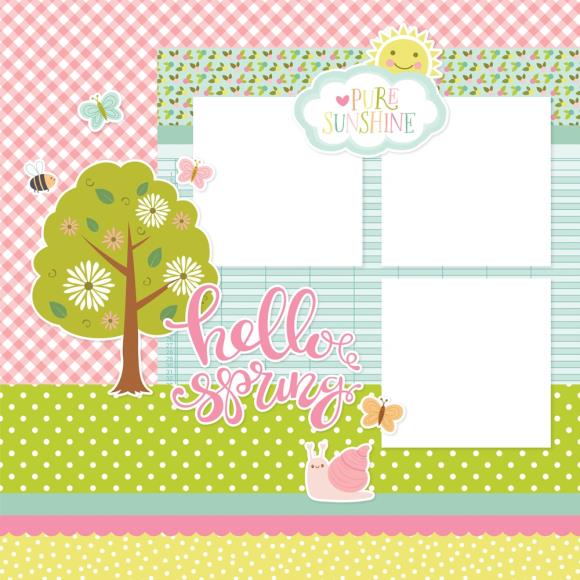 Simple Stories - Simple Pages Page Kit - Tea Garden