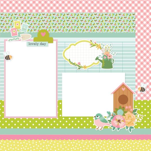 Simple Stories - Simple Pages Page Kit - Tea Garden