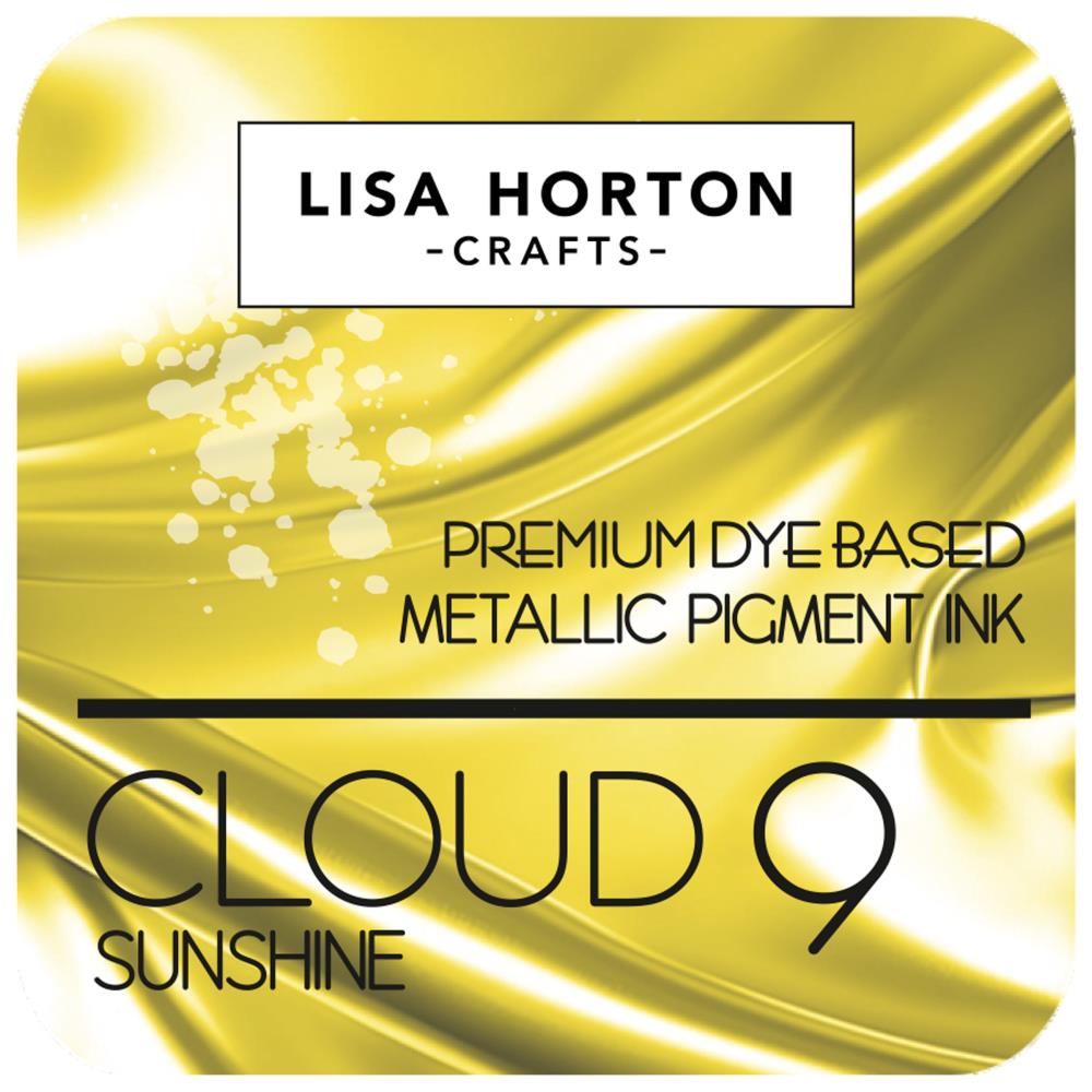 Lisa Horton Crafts Cloud 9 Metallic Ink Pad - Sunshine
