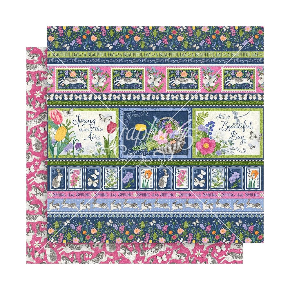 Graphic 45 - Spring Is In The Air Collection - 12 x 12 Double Sided Paper - It'S A Beautiful Day