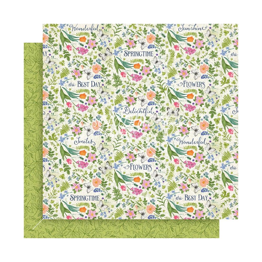 Graphic 45 - Spring Is In The Air Collection - 12 x 12 Double Sided Paper - Scatter Sunshine