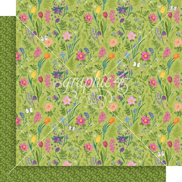 Graphic 45 - Spring Is In The Air Collection - 12 x 12 Double Sided Paper - New Beginnings
