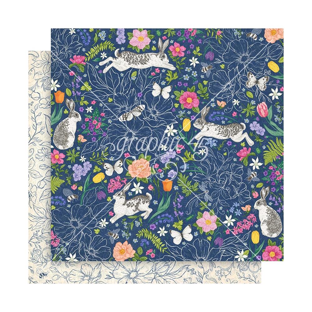 Graphic 45 - Spring Is In The Air Collection - 12 x 12 Double Sided Paper - Life In Full Bloom