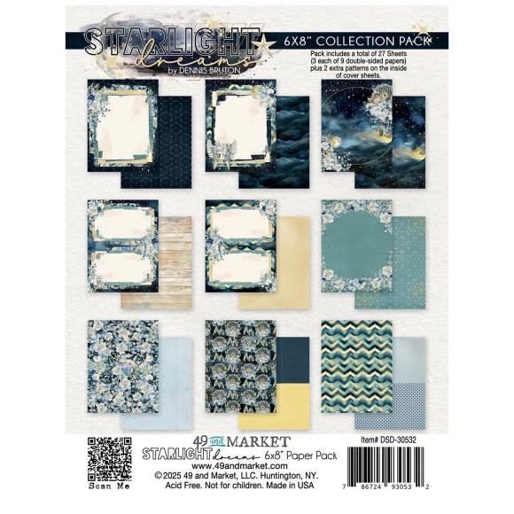 49 and Market - Starlight Dreams 12 x 12 Paper Pack