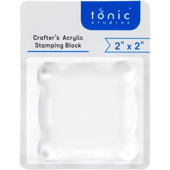 Tonic Studios Acrylic Stamping Block - 2" x 2"