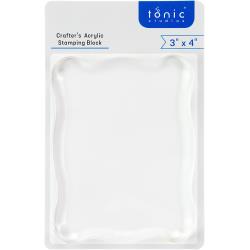 Tonic Studios Acrylic Stamping Block - 3" x 4"