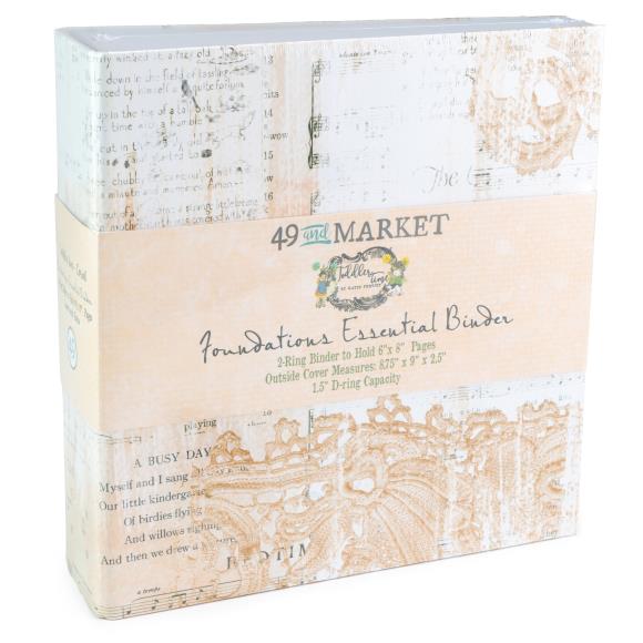 49 and Market - Toddler Time - Foundations Binder Coral