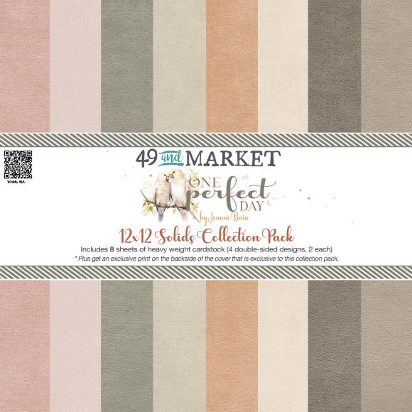49 and Market - One Perfect Day - 12 x 12 Solids Collection Pack