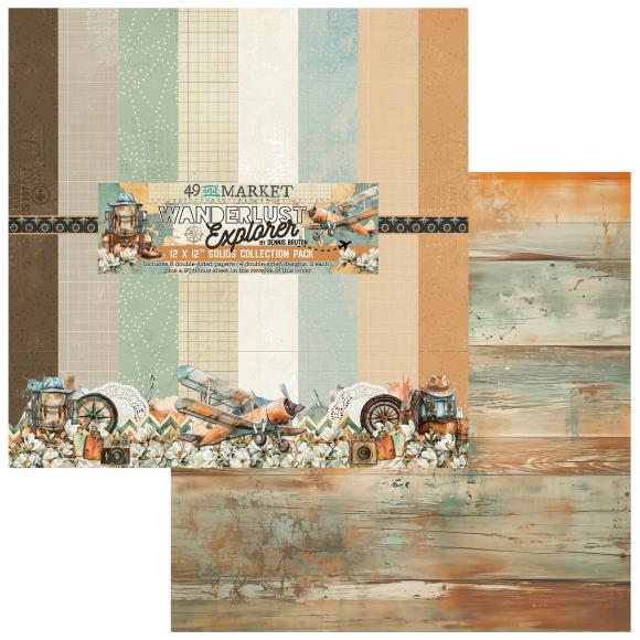 49 and Market - Wanderlust Explorer - 12 x 12 Solids Collection Pack