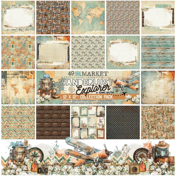49 and Market - Wanderlust Explorer - 12 x 12 Collection Pack