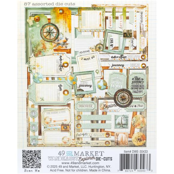 49 and Market - Wanderlust Explorer -Die-Cut Elements