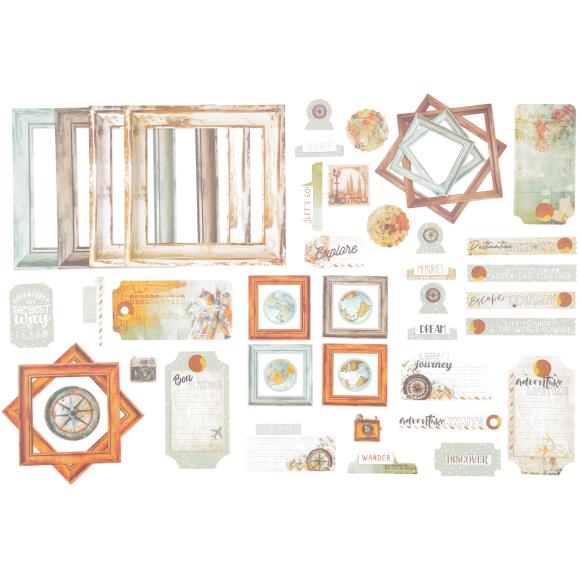 49 and Market - Wanderlust Explorer -Die-Cut Elements