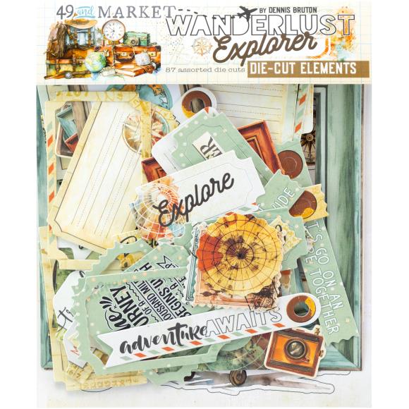 49 and Market - Wanderlust Explorer -Die-Cut Elements